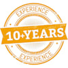 10-years badge